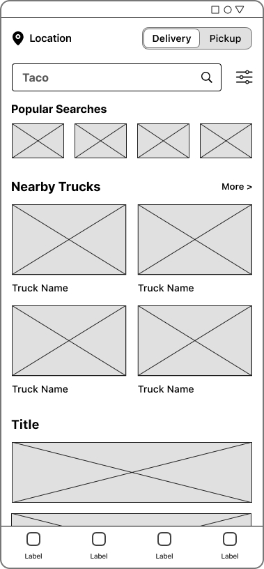 Food Truck Delivery App Case Study